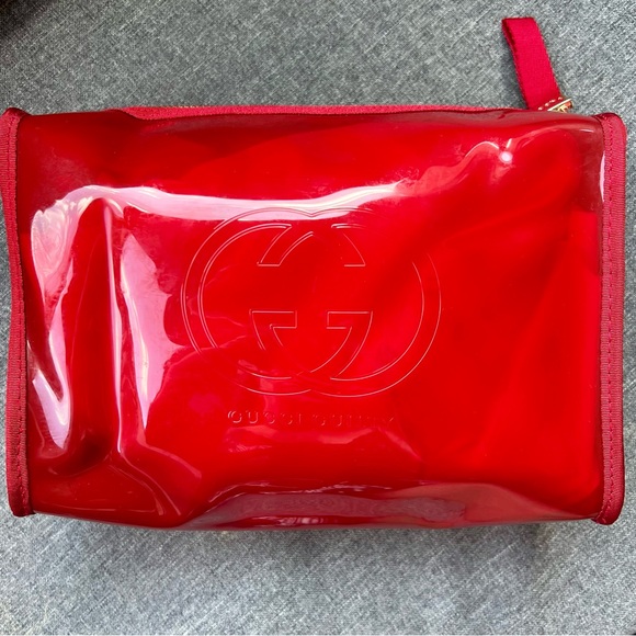 Gucci Handbags - Gucci Guilty Parfum Red Cosmetic Bag